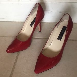 Steven by Steve Madden blood red high heels